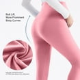 thumbnail image 5 of Luxalzxs Maternity Leggings for Women Pregnancy Yoga Pants Over The Belly Workout Leggings Comfy Stretch Gym Tights Pants Trousers Activewear, 5 of 5