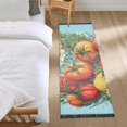 thumbnail image 3 of Yayeee Hallway Runner Rug 2'x6' Non Slip Machine Washable with Rubber Backing, Orange Floral Tomatoes, 3 of 8