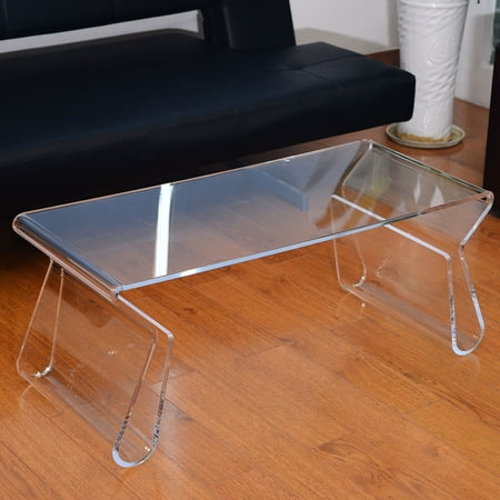 Homcom 38 Modern Acrylic Coffee Table Homcom 38 Modern Acrylic Coffee Table