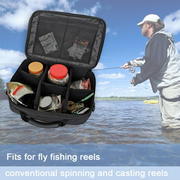 LHCER Fishing Items Bag,Multi-Pocket Fishing Bag,Fishing Bag