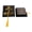 Black C, variant on Graduation Cap Candy Box, Black Square Favor Box with Tassel for Grad Party Decor, Treat Holders for Presents