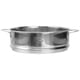 thumbnail image 3 of Cesta vaporera de 22 cm con prácticas asas de acero inoxidable. Rejilla para cocinar al vapor bollos, ideal para el hogar, la cocina o restaurantes (plateada)., 3 of 7