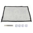 thumbnail image 1 of Home Mesh Dog Gate Portable Dog Safety Gate Pet Protection Fence Easy to Install for Doorways Hallways, 1 of 5