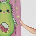 thumbnail image 3 of ARISTURING Avocado Unicorn Shower Curtain Polyester Fiber Bathroom Decoration 69x72, 3 of 7