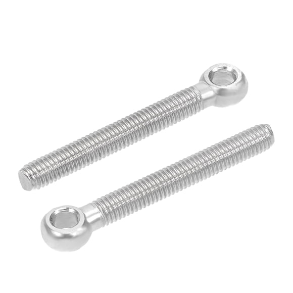 Unique Bargains M5 x 40mm 304 Stainless Steel Machine Shoulder Lift Eye Bolt Rigging 4pcs