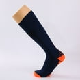 thumbnail image 3 of HUPOM 1 Pair Socks for Women Summer Clearance Fashion Knee-High Soft Athletic Socks Navy Size S/L, 3 of 3