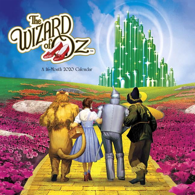 the-wizard-of-oz-2020-wall-calendar-walmart-walmart