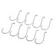 thumbnail image 2 of 10pcs Ganchos de Pesca DYNWAVEMX Gancho de pesca de Acero inoxidable Plata, 2 of 8
