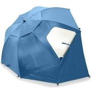 sport-brella xl portable all-weather and sun umbrella. 9-foot canopy. blue.