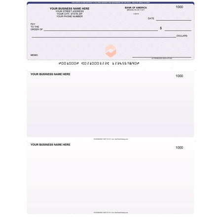 Abc Check Printing Computer Checks, Compatible with QuickBooks, Chain Blue, 500 Sheets