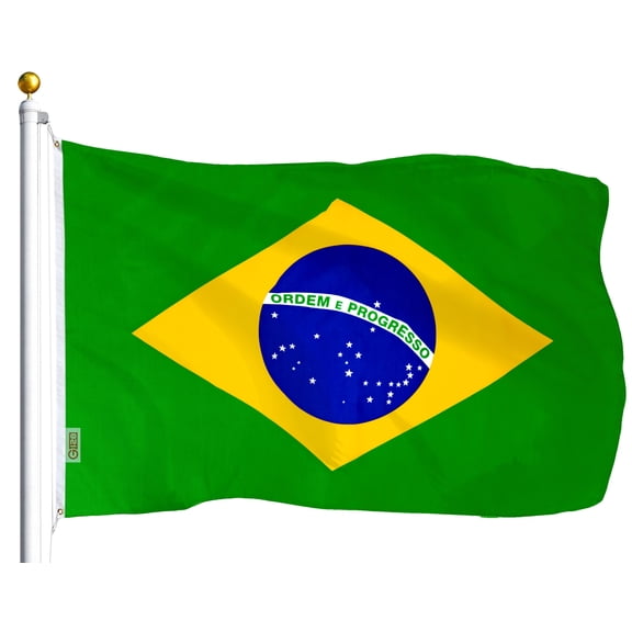 G128 - Brazil Flag 3x5 ft Olympics Football Banner Polyester Printed Flag