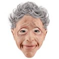 thumbnail image 1 of Máscara de cara de abuela de resina realista para mujer mayor, Halloween, 1 of 3