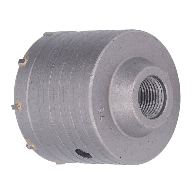 Broca Sacanúcleos Para Pared, Carburo Forjado De 75 Mm Fuerte Resistencia Al Impacto Conexión Precisa Abridor De Orificios Para Concreto Para Trabajo De Ladrillo EOTVIA No