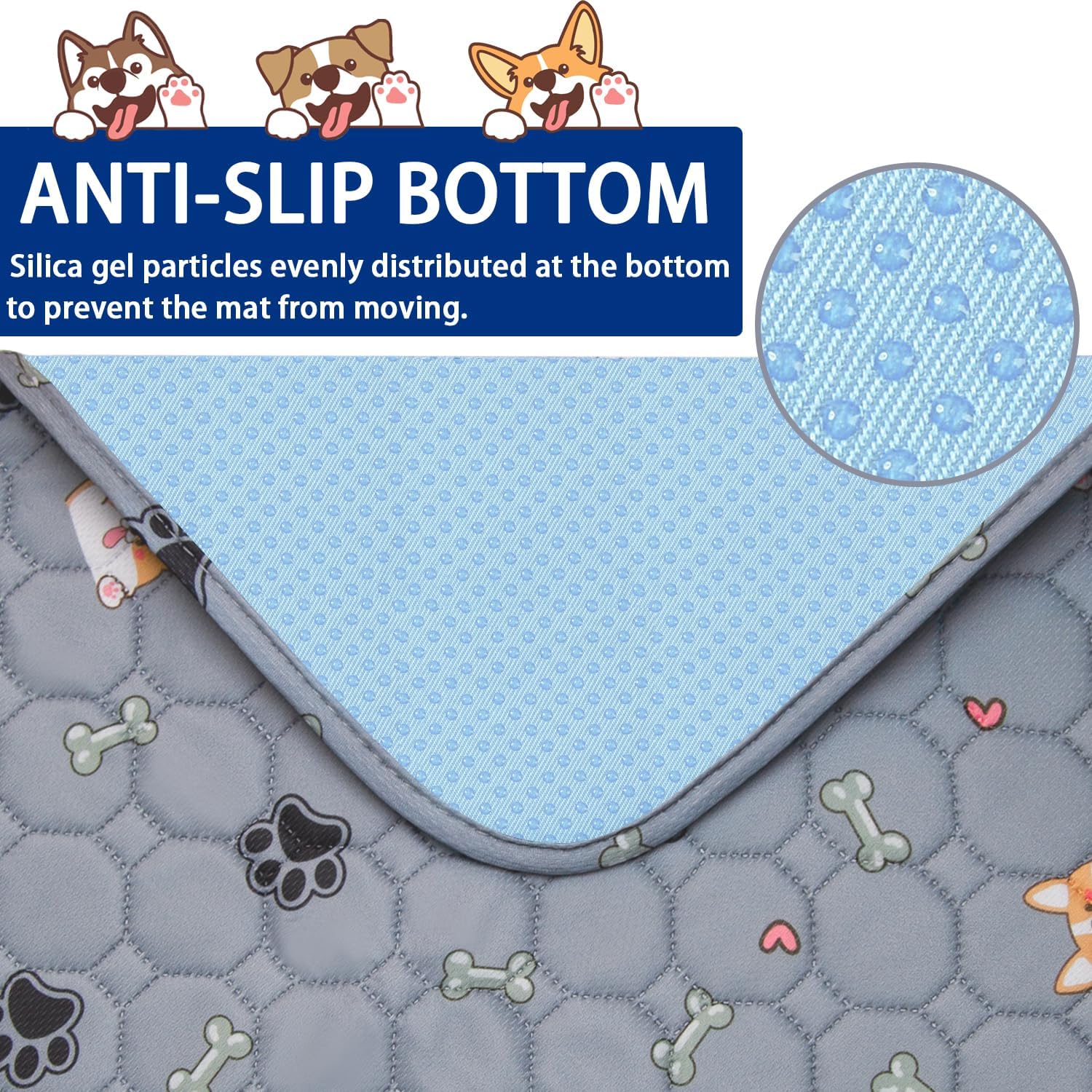 NYTTLIV Washable Puppy Pads, 2 Pack Reusable photo 4