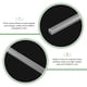 thumbnail image 3 of 10 pajitas transparentes reutilizables de silicona, largas y flexibles., 3 of 7