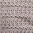 thumbnail image 1 of oneOone Cotton Cambric White Fabric Jacobean Floral Sewing Fabric By The Yard Printed Diy Clothing Sewing Supplies 42 Inch Wide, 1 of 4