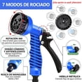 thumbnail image 2 of Manguera 22.5 Metros  Expandible de Alta Resistencia con Pistola de 7 Funciones – Diseño Flexible Antienredos para Riego y Limpieza del Hogar, 2 of 5