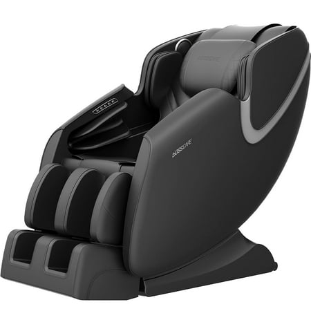 BOSSCARE Massage Chair Zero Gravity Full Body with Airbag Massage, Black