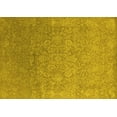 thumbnail image 1 of Ahgly Company Machine Washable Indoor Rectangle Oriental Yellow Industrial Area Rugs, 7' x 9', 1 of 4