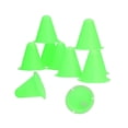 thumbnail image 3 of Greeniant 10 unids/lote de marcadores de plástico para patines, conos de entrenamiento de fútbol ligeros, barrera de marcado para patinaje, Gimnasios en casa Rojo, 3 of 6