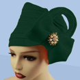 thumbnail image 2 of HuangHuanChen Beanie Turbans for Women Stretchy Soft Turban Head Wraps for Women Sleep Hats Soft Cancer Headwear Elastic Chemo Hats for Women with Hair Loss Solid Color Ethnic Hat Baotou Hat, 2 of 5