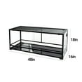 thumbnail image 4 of REPTI ZOO Full Tempered Glass Reptile Terrarium, Amphibian, Arachnid Habitat, 48"x16"x18", 4 of 6