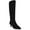 Black Suede, variant on Anne Klein Womens Ilith Suede Pointed Toe Knee-High Boots