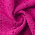 thumbnail image 5 of Fgnfyis Womens Tops Casual Solid Color Pearl Edge Round Neck Plus Size T Shirt Summer Comfort Tee for Everyday Wear Short Sleeve T Shirts for Women Hot Pink XXXXXL, 5 of 5