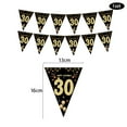 thumbnail image 3 of Birthday Hanging Banner Flags Number Balloons for Adult 30 Years Anniversary Supplies 30th 40th 50th 60th birthday decorations, 3 of 10