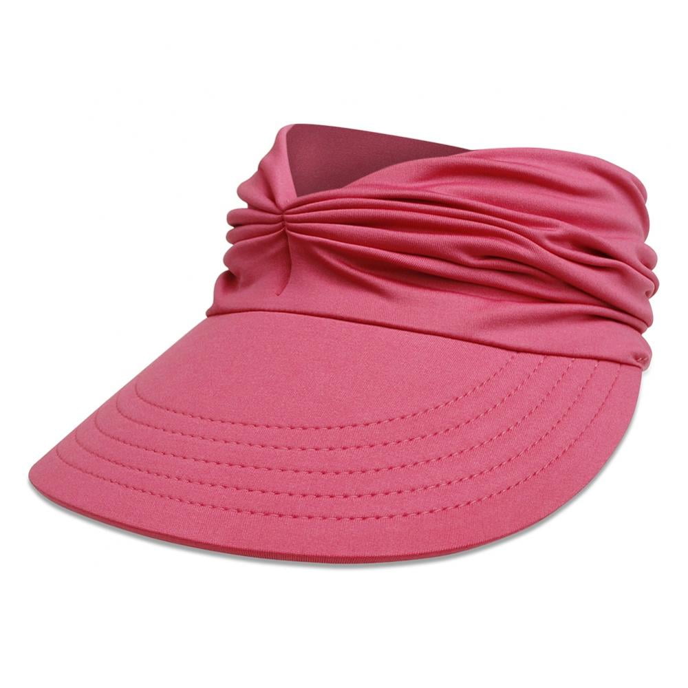 Sun Hat Women, Sun Beach Visor Cap UV Protection with Wide Brim for