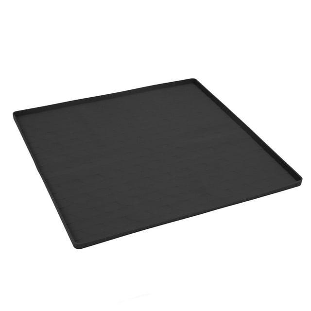 60 X 60cm Washer and Dryer Covers for the Top, Washer Dryer Top Protector Mat, Silicone Non Deformable Washing Machine Top Protector with 1.7cm Raised Edges for Laundry Room