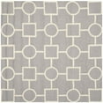thumbnail image 6 of SAFAVIEH Cambridge Joyce Geometric Shapes Wool Area Rug, Silver/Ivory, 9' x 12', 6 of 9