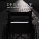 thumbnail image 2 of Yuarrent para silla de ruedas con hebilla impermeable reflectante correa ajustable bolsa silla de ruedas gafas de sol bolsas de almacenamiento Almacenamiento y organización del hogar Negro Yuarrent HA077822-01, 2 of 6