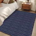 thumbnail image 4 of 3'x5' Area Rugs, Blue Yellow Geometric Indoor Outdoor Area Rug for Living Room Bedroom, Modern Abstract Art Striped Washable Bathroom Rugs Kitchen Floor Carpet Mats Home Decor Aesthetic, 4 of 8