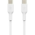 thumbnail image 3 of Belkin BoostCharge USB-C to USB-C Cable (1M/3.3ft) for iPhone 16, iPhone 16 Pro, Samsung Galaxy S25, S24, Pixel 9 & 8, iPad Pro, Nintendo Switch 2, Carplay & More – White, 3 of 6