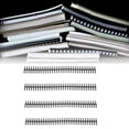 thumbnail image 4 of Plastic Binding Spine, Wear And Aging Resistant Loose Leaf Rings  For Home Or School Use Black, 4 of 8