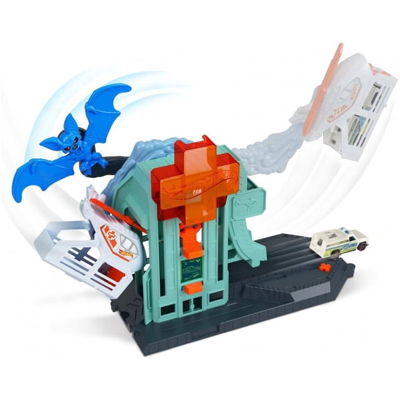 Hot Wheels Bat Blitz Hospital Creature Attack Playsets