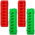 thumbnail image 2 of 4PCS Plastic Flip-Top Poultry Feeders, Automatic Rectangular Luting Chicken Feeders, No Mess No Waste Multihole Bird Feeding Dish Dispensers, 2 of 7