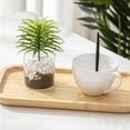 thumbnail image 5 of Bamboo Vanity Tray, Bathroom Counter Tray, Toilet Tank Tray, Bathroom Tray for Organizing and Home Decor, 11.8 x 5.1 x 0.8 inch, 5 of 7