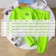 thumbnail image 3 of KEXE Little Girls Bow Sweatshirt Set Long‑Sleeve Loose Pullover Top Elastic Waist Jogger Trousers, 3 of 9