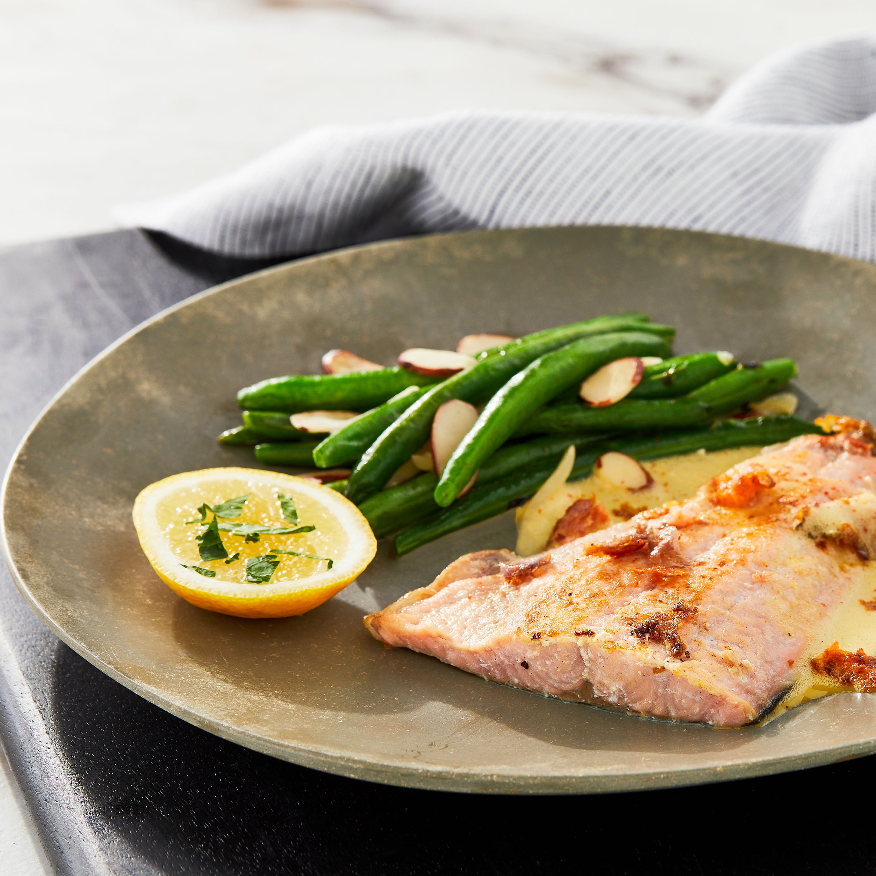 Great Value Wild Caught Pink Salmon Skin-on Fillets, 2 lb Bag (Frozen)