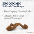thumbnail image 4 of Nylabone Strong Chew Gourmet Style Wishbone Dog Chew Toy Bacon Small (1 Count), 4 of 14