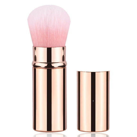 Retractable Makeup Brushes, Travel Blush Brush, Makeup Brush with Cover for Blush