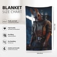 thumbnail image 3 of Dead By Daylight Dbd Anti-Pilling Flannel 32"X48" Super Soft Plush Air Condition Quilt Fluffy Warm Cozy Decorative Blankets, 3 of 7