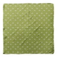 thumbnail image 4 of Bimba Green Bow & Diamond Geometric Pure Silk Printed Head Bandanas Summer Neck Wrap Scarf 40 x 80 Inches, 4 of 6