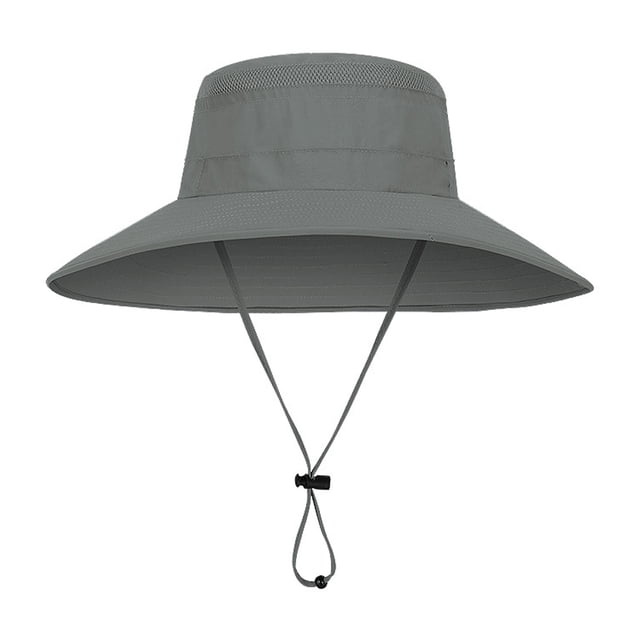 Sombrero de pescador con protección solar de verano de 60 cm de circunferencia, para hombre, para exteriores, impermeable y transpirable