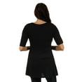 thumbnail image 4 of 24/7 Maternity Women's 3/4-sleeve Tunic, 4 of 14