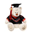 thumbnail image 1 of Juguetes de Peluche de Oso Vestido con Parche de Estilo, Muñeco de Oso Esponjoso y Lindo con Vestido Doctoral, Encantador Regalo de Graduación para Amigos, 1 of 6
