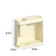 thumbnail image 3 of Multifunctional Plastic Knife Rack, Countertop Knife Organizer for Kitchen Utensils, Fork, Spoon, and Knife Holder, Sturdy Plastic Storage for Cutlery, Yellow, White, Gray, 24x22x11.5cm, 3 of 8