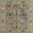 thumbnail image 1 of Ahgly Company Indoor Square Abstract Olive Green Area Rugs, 3' Square, 1 of 6